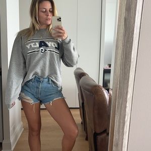 Cropped LA Rams “Loyalty” Crewneck Sweatshirt